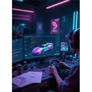 Unity3D精品赛车《跑跑》游戏源码